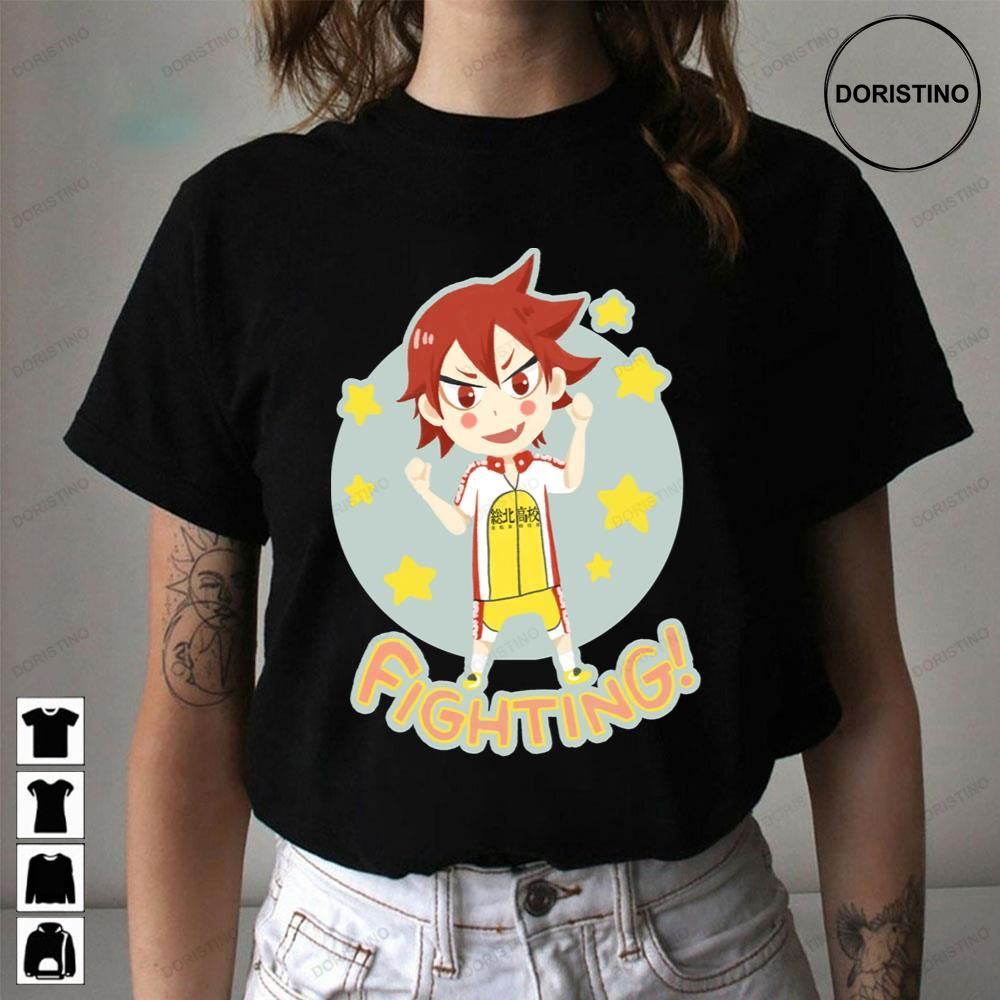 Fighting You Can Do It Naruko Yowamushi Pedal Limited Edition T-shirts